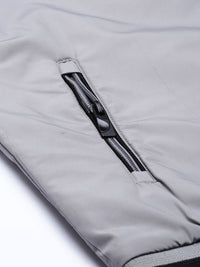 The Indian Garage Co Men Grey Bomber Jacket
