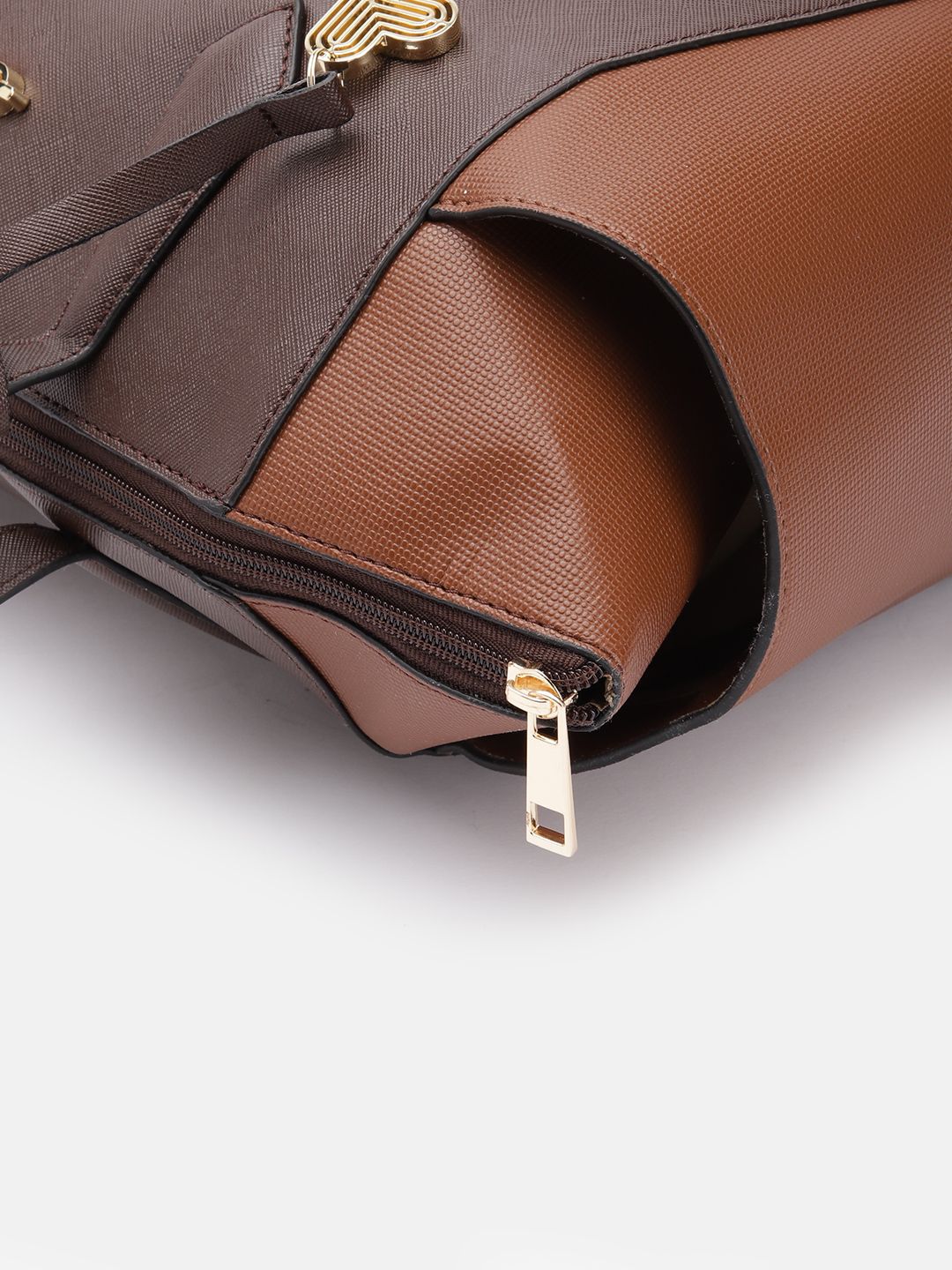 The Label Life Colourblocked Structured Shoulder Bag