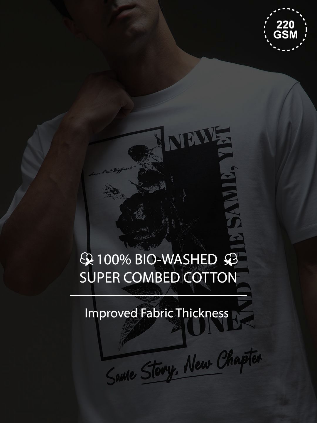 Difference of Opinion Men Graphic Printed Round Neck Cotton T-shirt