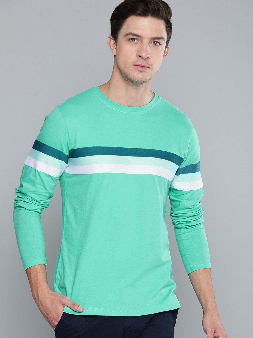 Difference of Opinion Men Sea Green T-shirt
