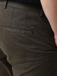 RARE RABBIT Men Trews-22 Mid-Rise Regular Fit Solid Trouser