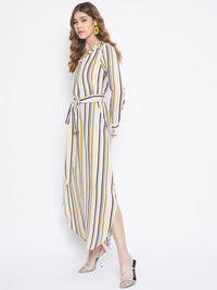 Berrylush Striped Maxi Dress
