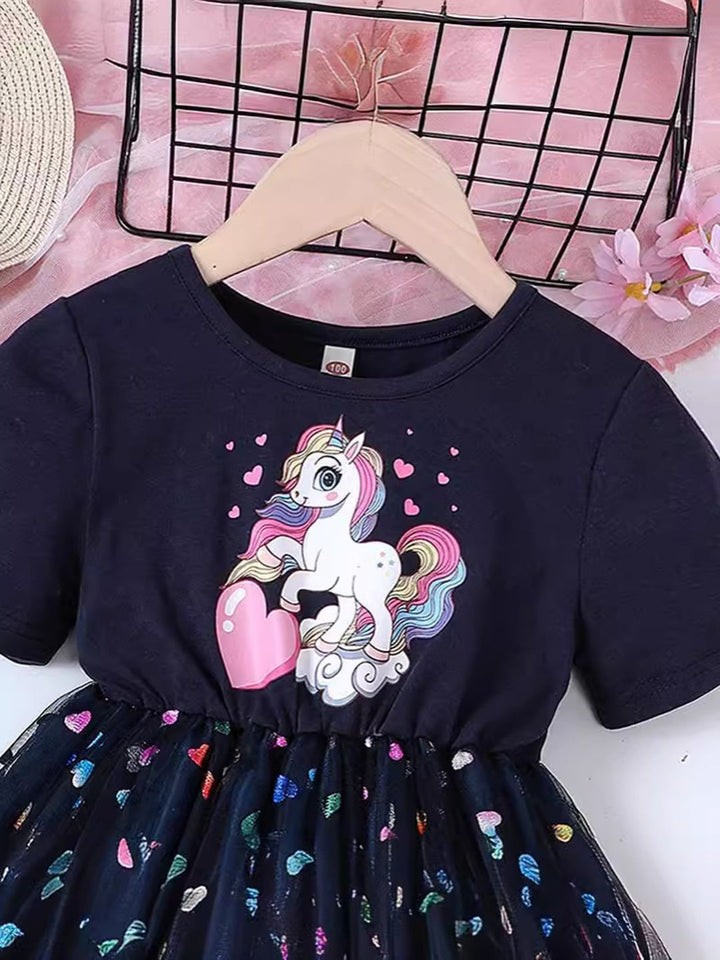 YK Girls Hiasan Fit & Flare Dress Fit & Flare