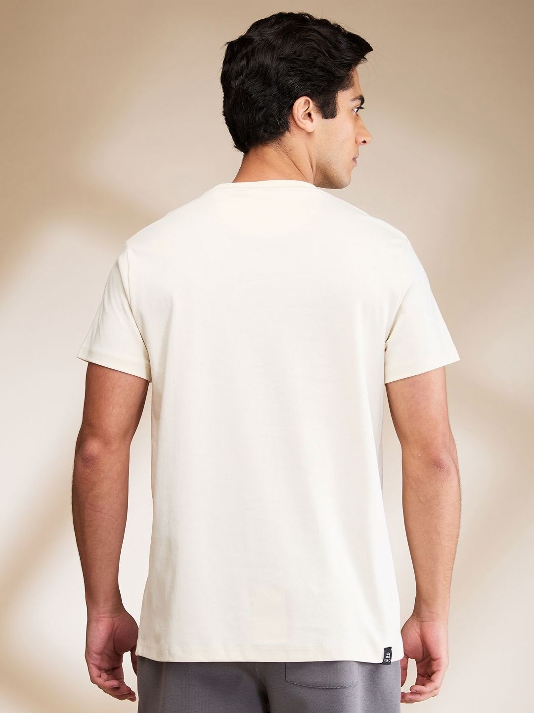 Being Human Men Typography Printed Applique T-shirt