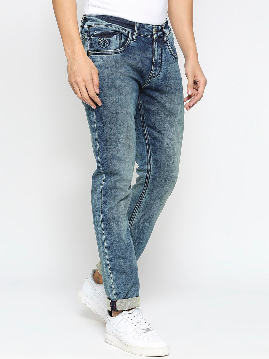 Being Human Men Clean Look Skinny Fit Heavy Fade Jeans