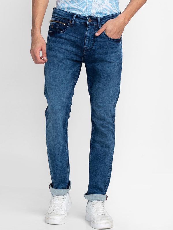Being Human Men Straight Fit Light Fade Jeans