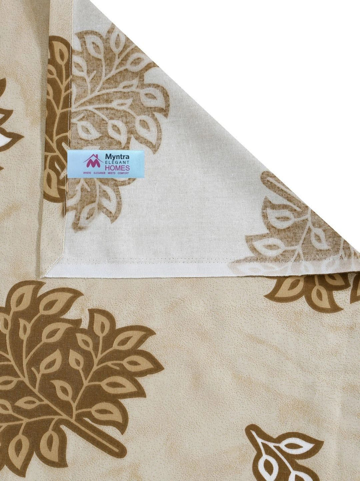 Myntra Elegant Homes Yellow Floral 400 TC Single Cadar dengan 1 Sarung Bantal