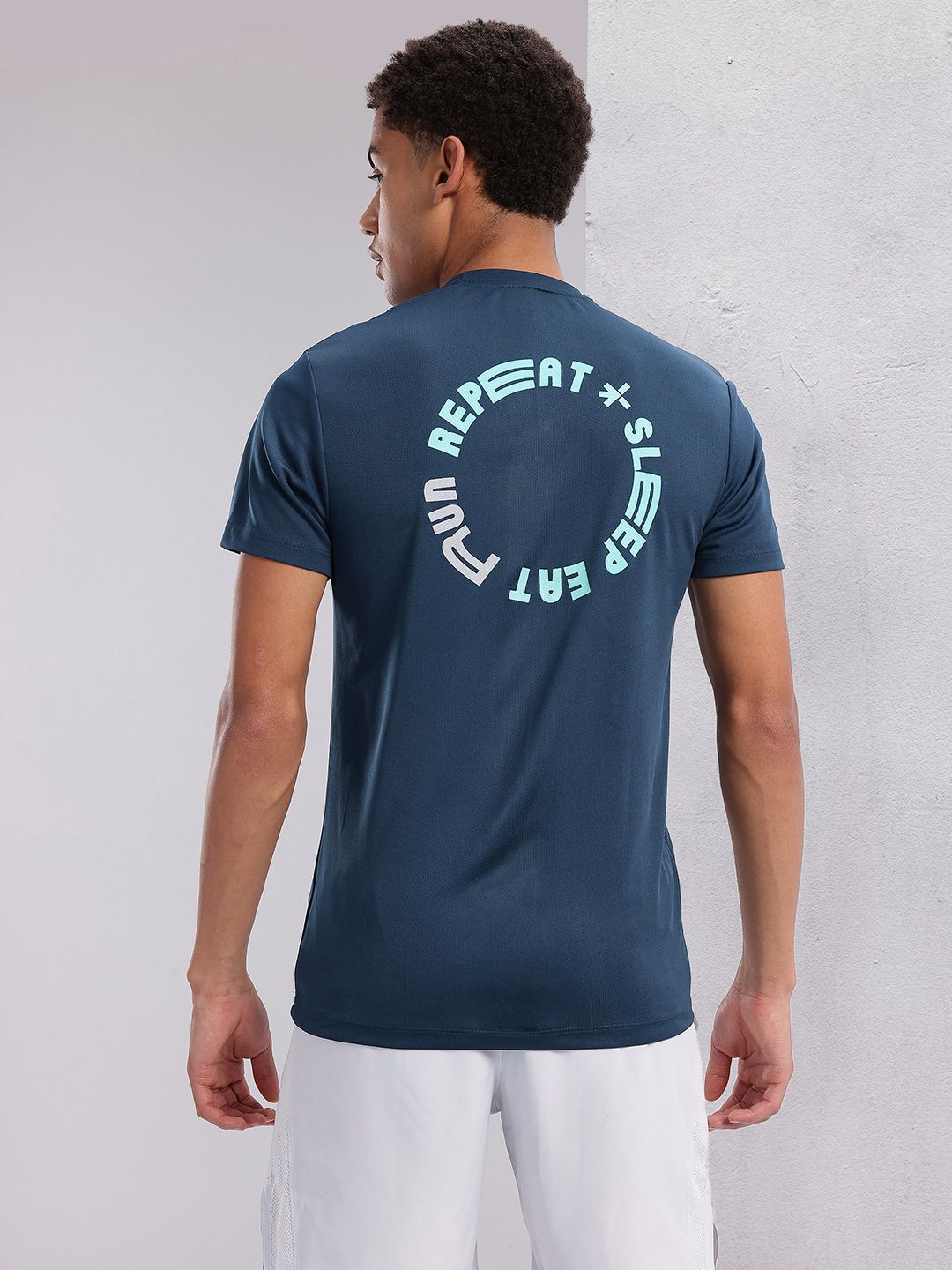 HRX by Hrithik Roshan Couple Collection Typography Printed Rapid Dry Running T-shirt