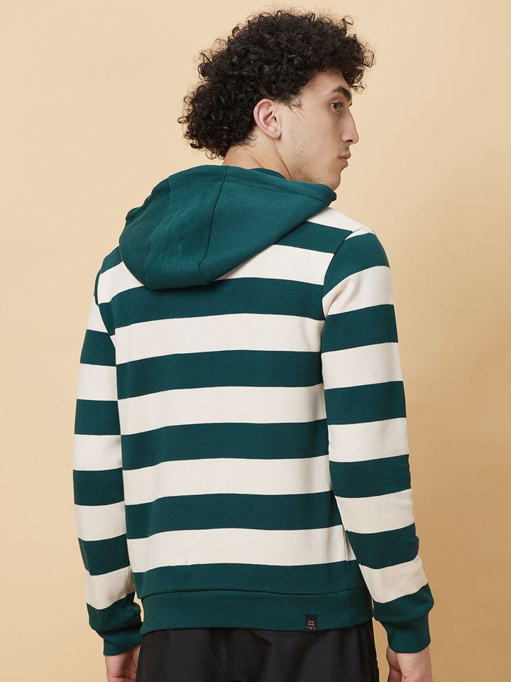 Being Human Striped Hooded Sweatshirt