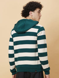 Being Human Striped Hooded Sweatshirt