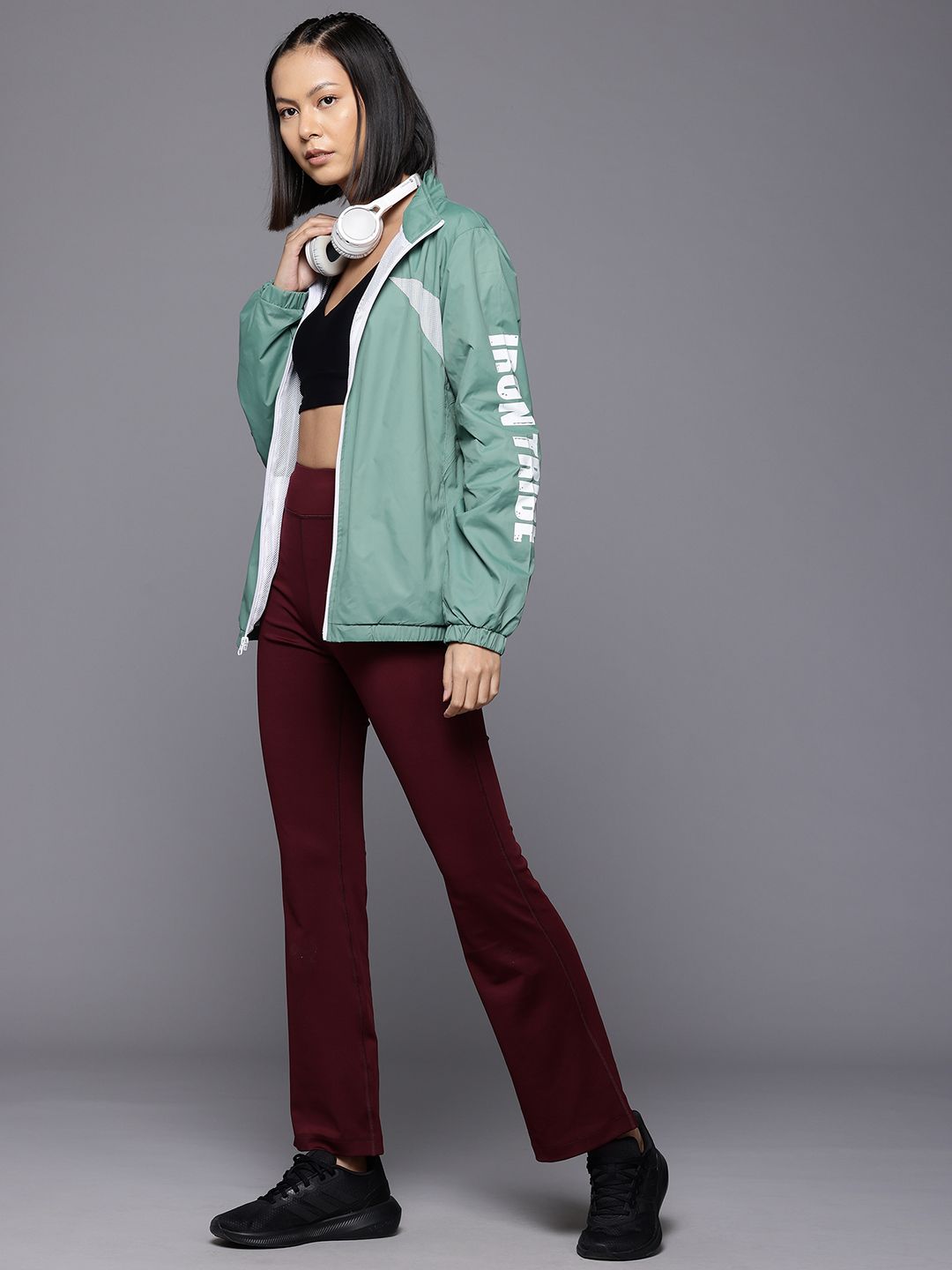 HRX by Hrithik Roshan Typography Printed Training Sporty Jacket