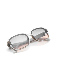 IRUS by IDEE Women Oval Sunglasses with UV Protected Lens IRS1351C4SG-Gunmetal