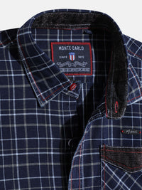 Monte Carlo Boys Tartan Checked Casual Smart Fit Shirt
