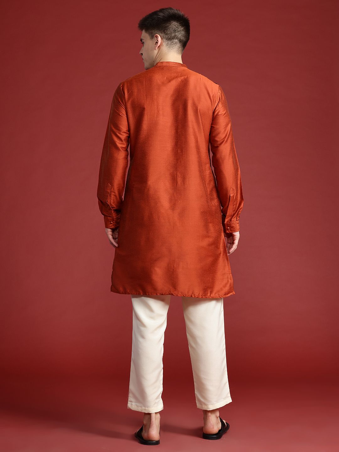Anouk Shoulder Tabs Asymmetric Kurta