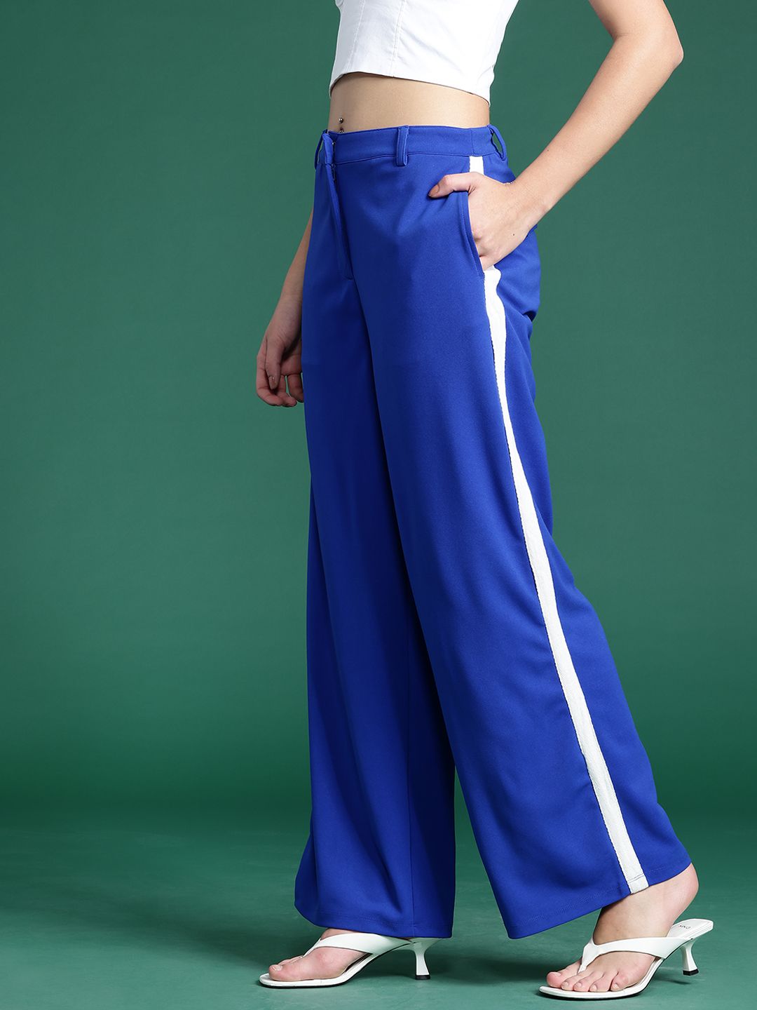 DressBerry Women Striped Trousers