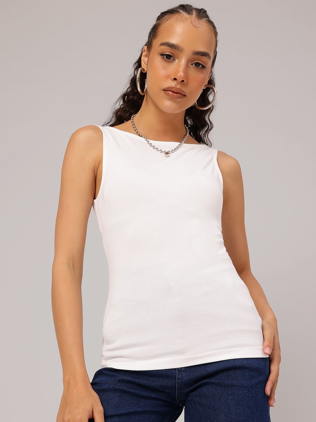 Radiant Glow Strappy Fitted Top