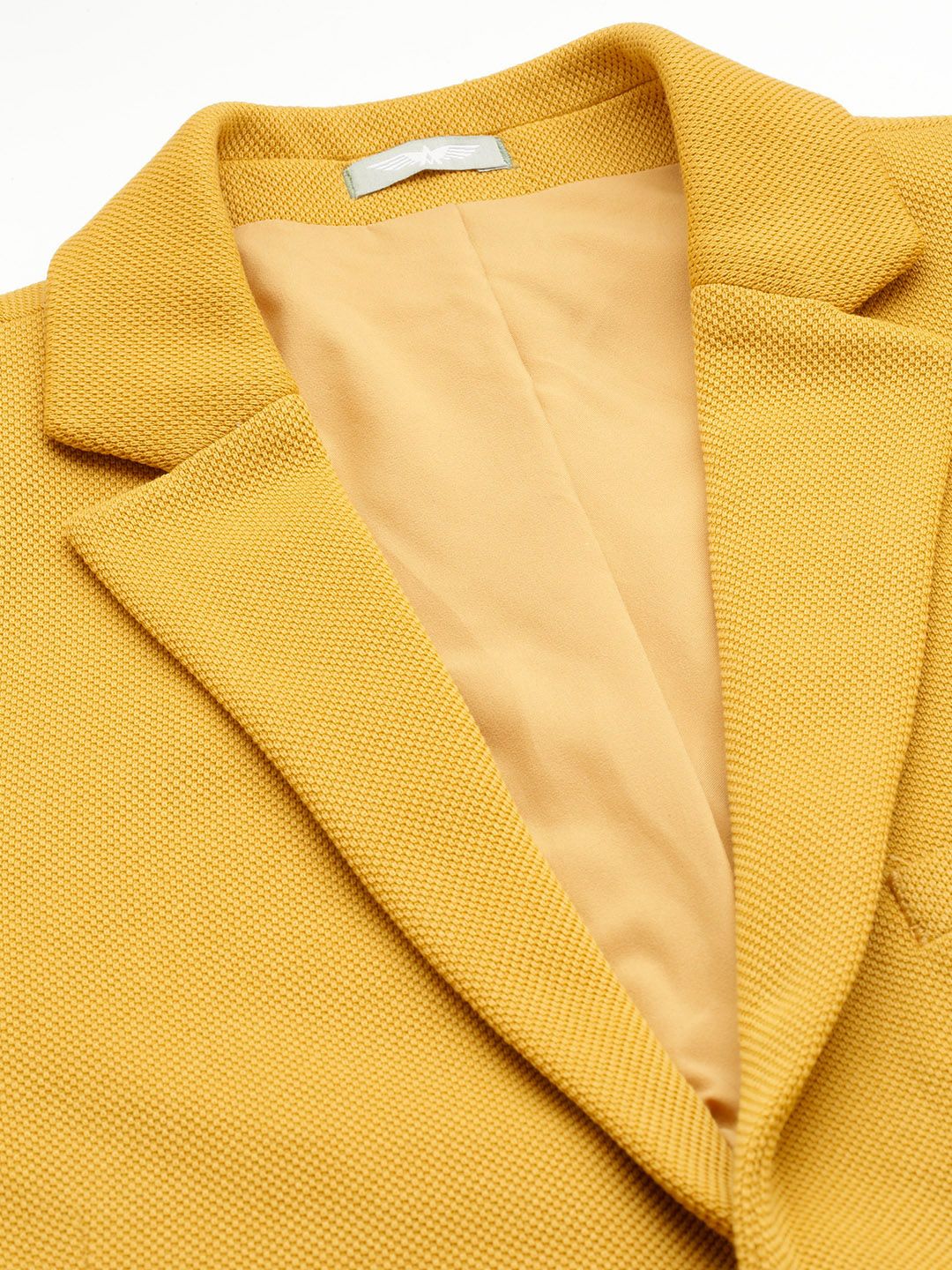 Park Avenue Self Design Super Slim Fit Single-Breasted Formal Blazers