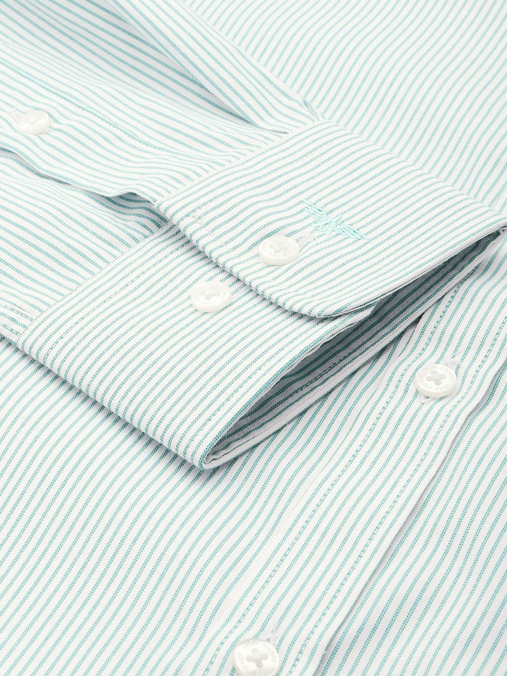 Park Avenue Slim Fit Opaque Striped Easy Care Formal Shirt