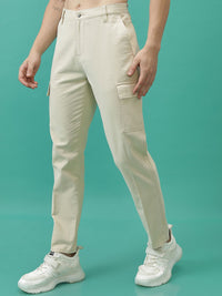 HIGHLANDER Men Cotton Cargo Trousers