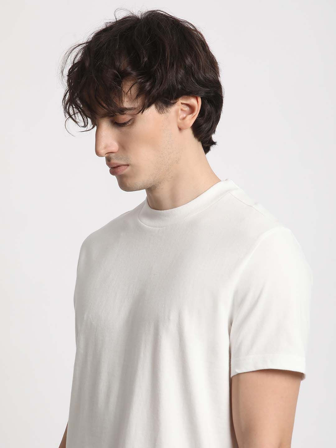 THE BEAR HOUSE Round Neck Pure Cotton Regular Fit T-shirt