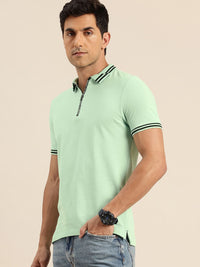 Being Human Polo Collar Pure Cotton T-shirt