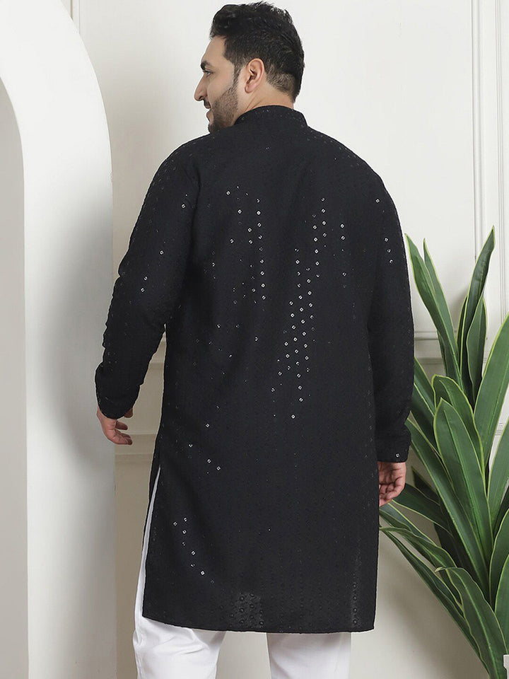 SOJANYA PLUS Kurta Kapas Tulen Berlabuci Dihiasi