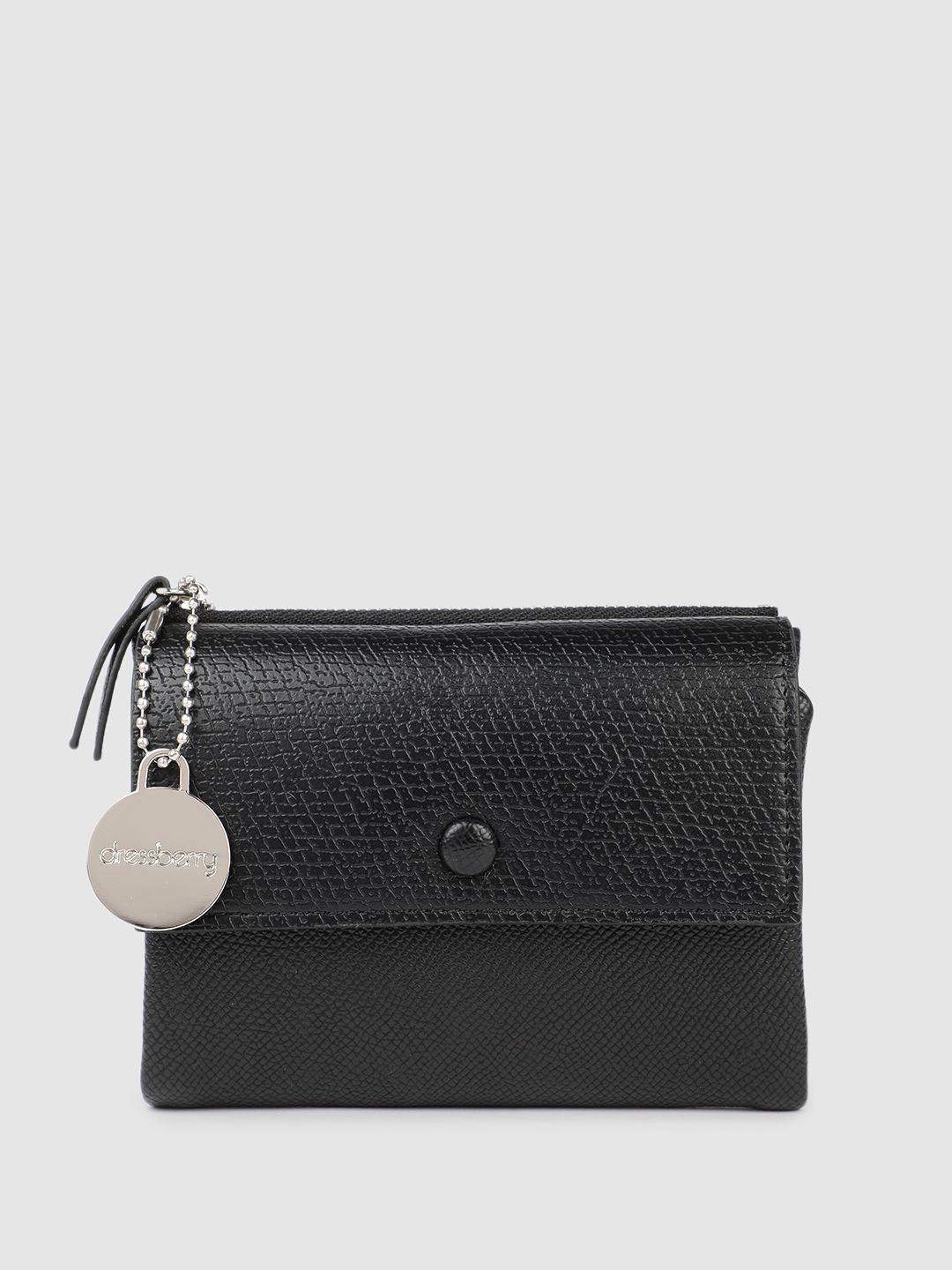 DressBerry Women Animal Textured Three Fold Wallet