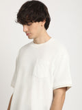 THE BEAR HOUSE Oversized Applique Design Crew Neck T-shirt