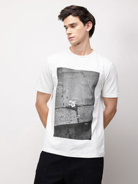 ether Men Grower Graphic Printed Comfort Fit T-shirt