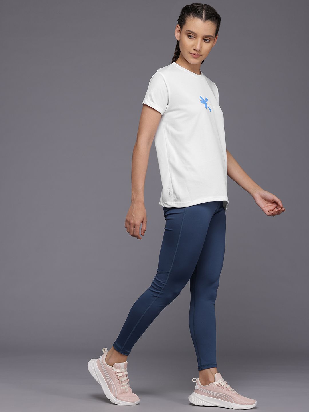 HRX by Hrithik Roshan Women Printed Rapid-Dry Running T-shirt
