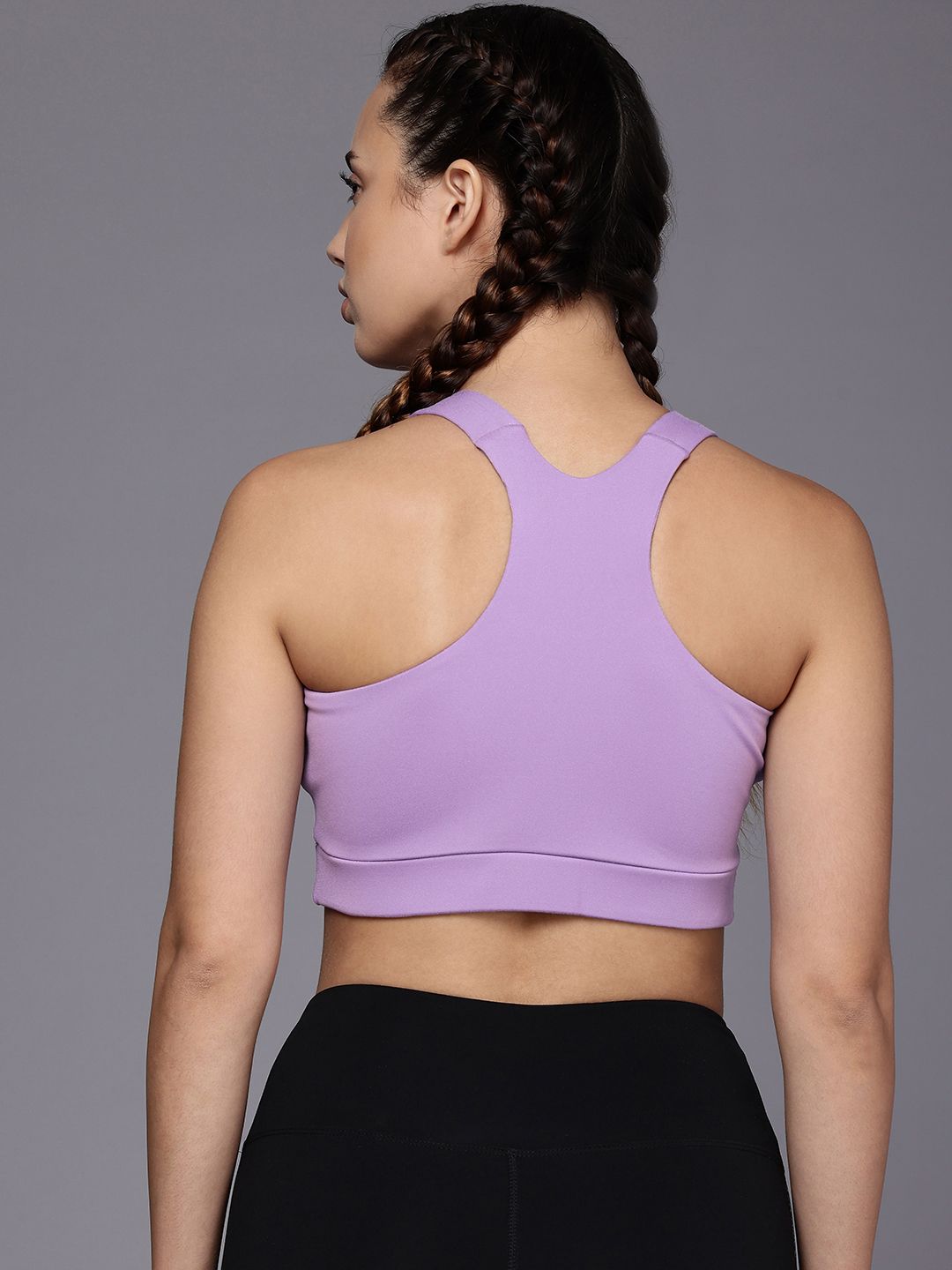 HRX by Hrithik Roshan Rapid-Dry PERFORMANCEBONDED Lightly Padded Training Bra KT7910_02_B