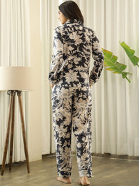 SANSKRUTIHOMES Women Printed Cotton Night suit