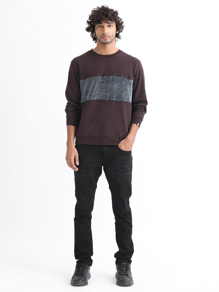 RARE RABBIT Men Tide Striped Sweatshirt
