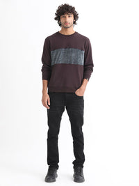 RARE RABBIT Men Tide Striped Sweatshirt