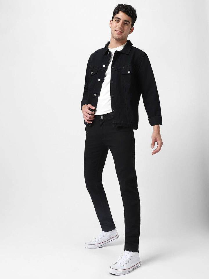 Urbano Fashion Men Slim Fit Clean Look Stretchable Jeans