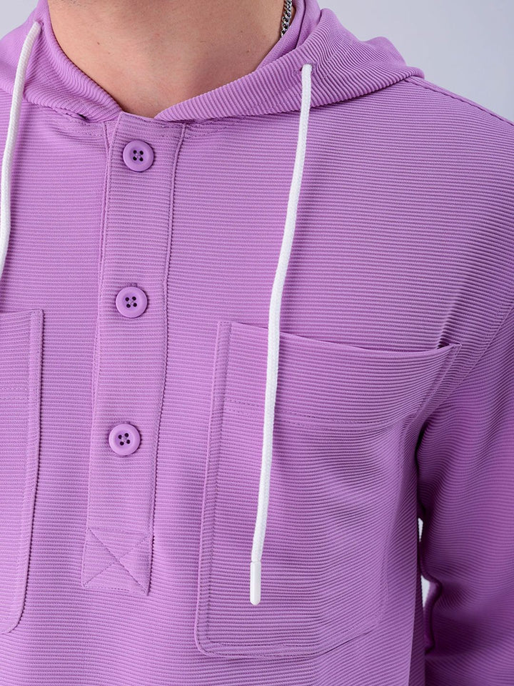 The Indian Garage Co Regular Fit Hood Neck Long Sleeves Casual Shirt