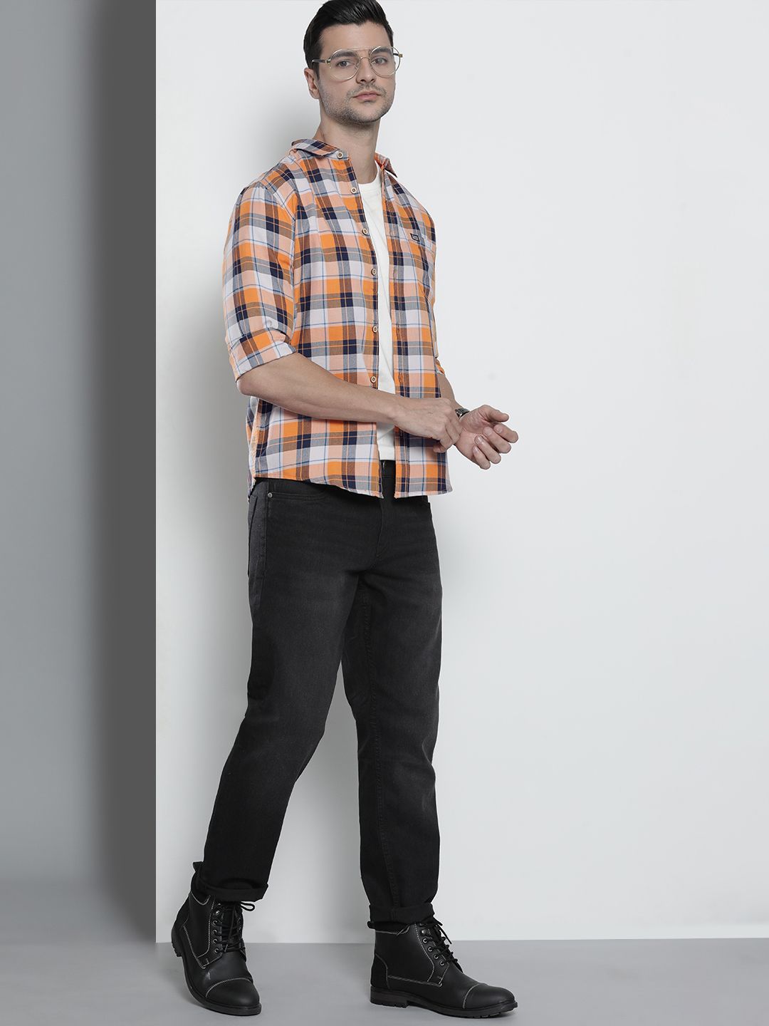 The Indian Garage Co Checked Casual Shirt