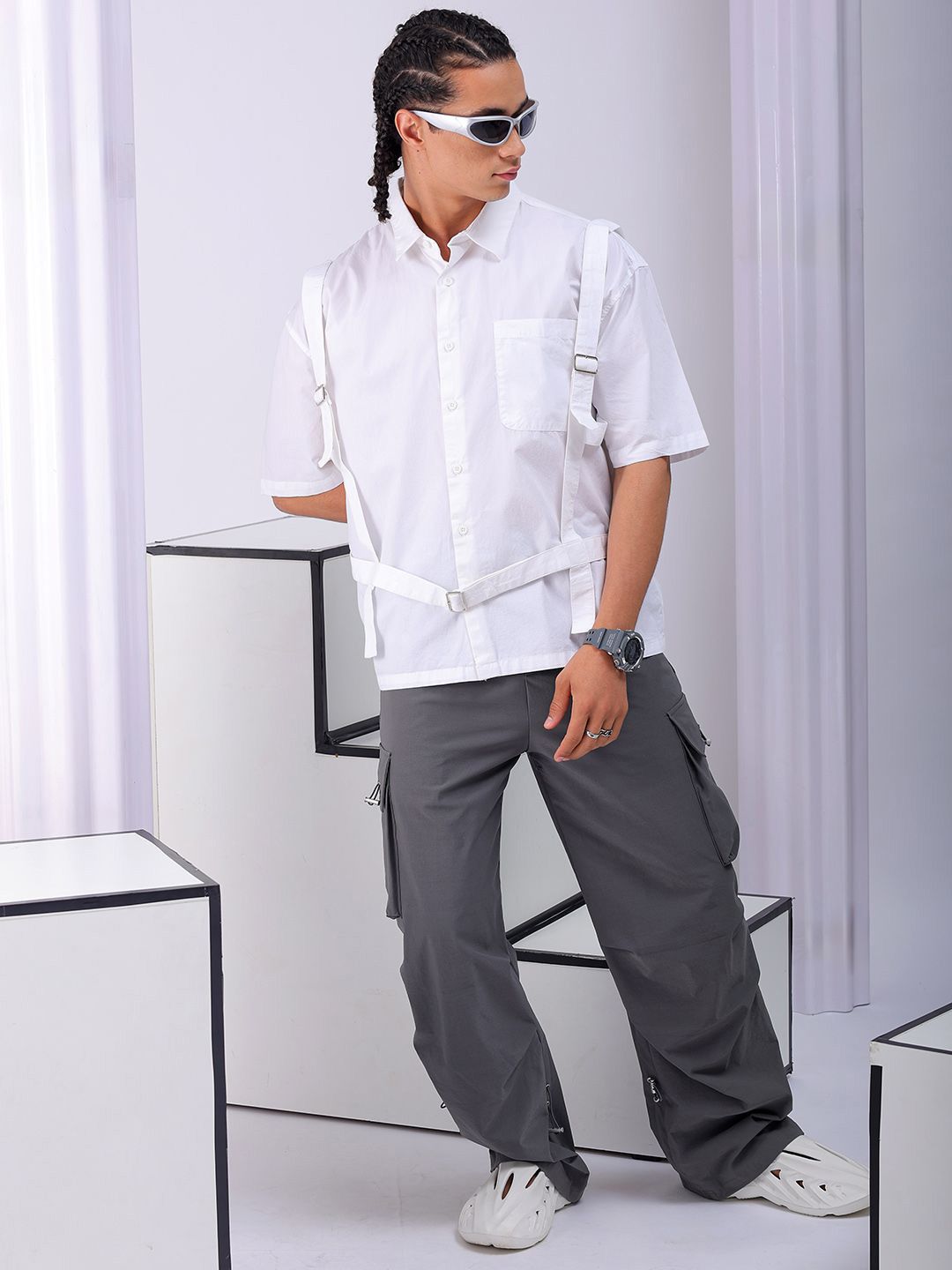 The Indian Garage Co Men Boxy Opaque Casual Shirt