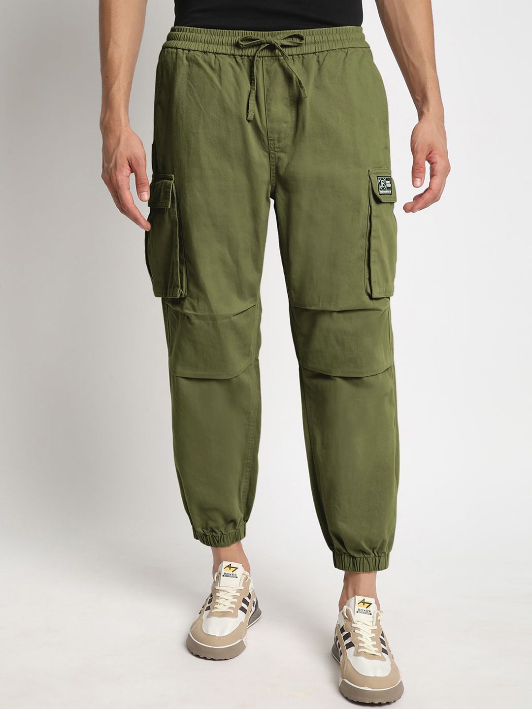 Bene Kleed Men Relaxed Pure Cotton Joggers Trousers