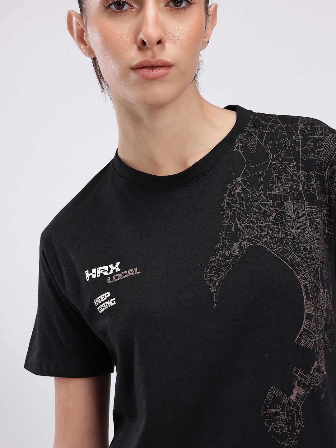 HRX by Hrithik Roshan Printed Lifestyle T-shirt