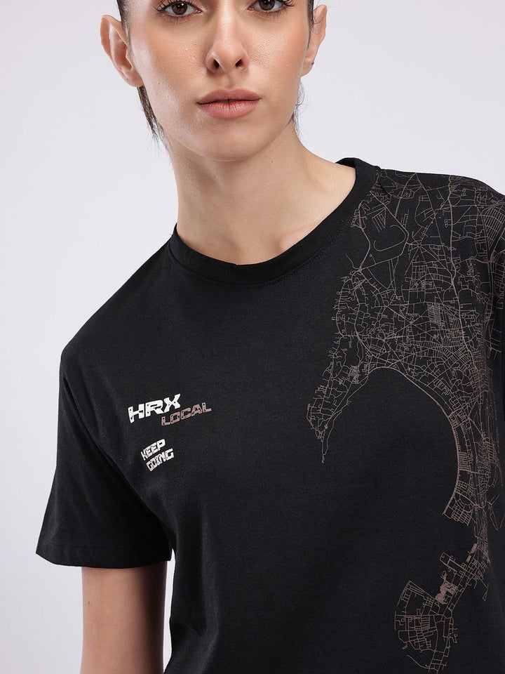 HRX by Hrithik Roshan Printed Lifestyle T-shirt