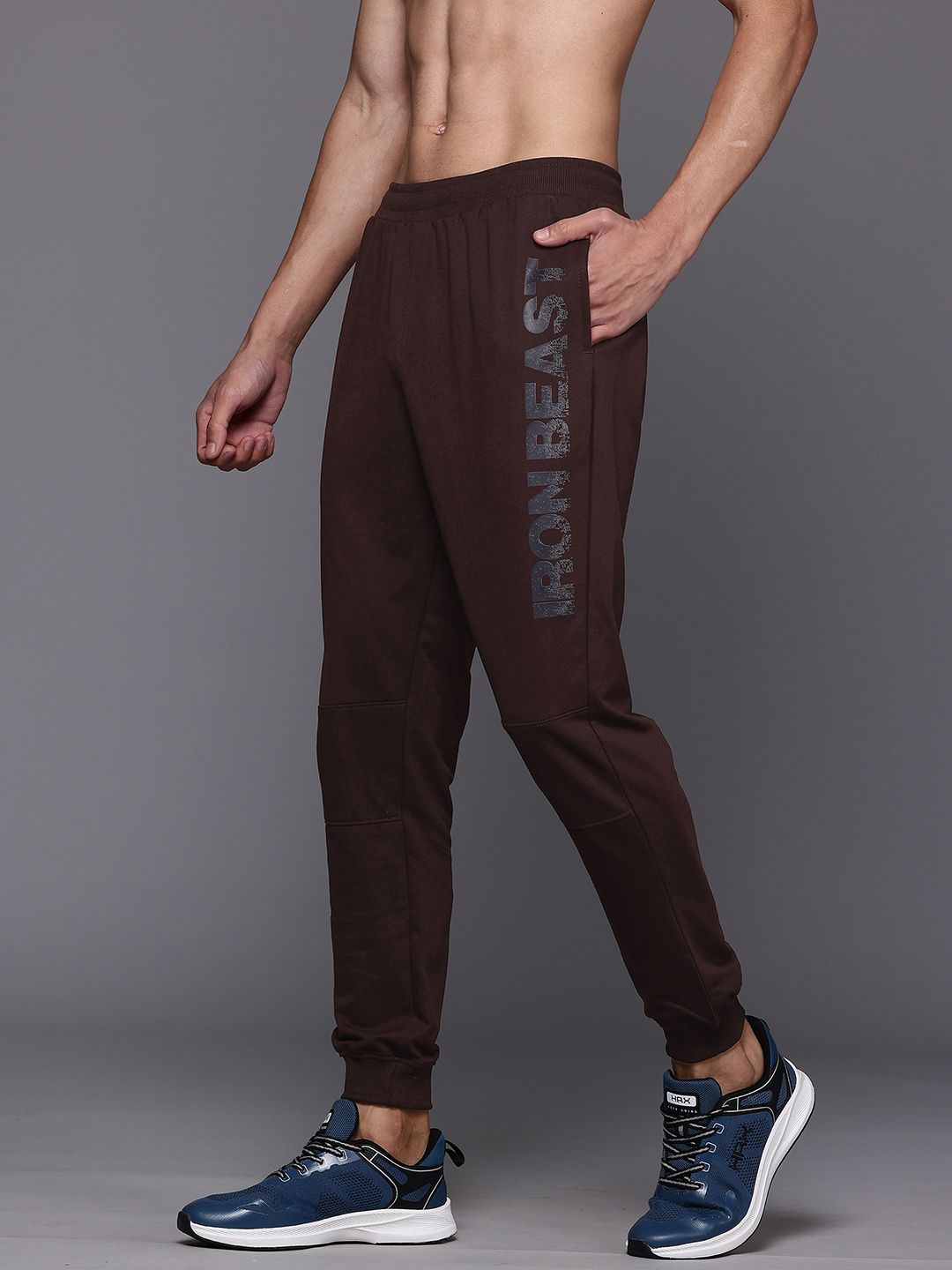 HRX by Hrithik Roshan Men Typography Print Joggers