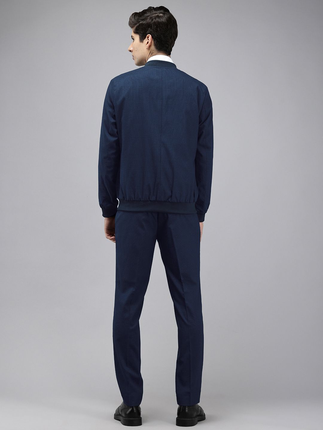 Park Avenue Checked Neo Fit 2 Piece Formal Suits