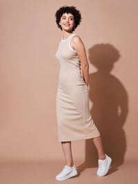 SASSAFRAS BASICS Cotton Bodycon Dress