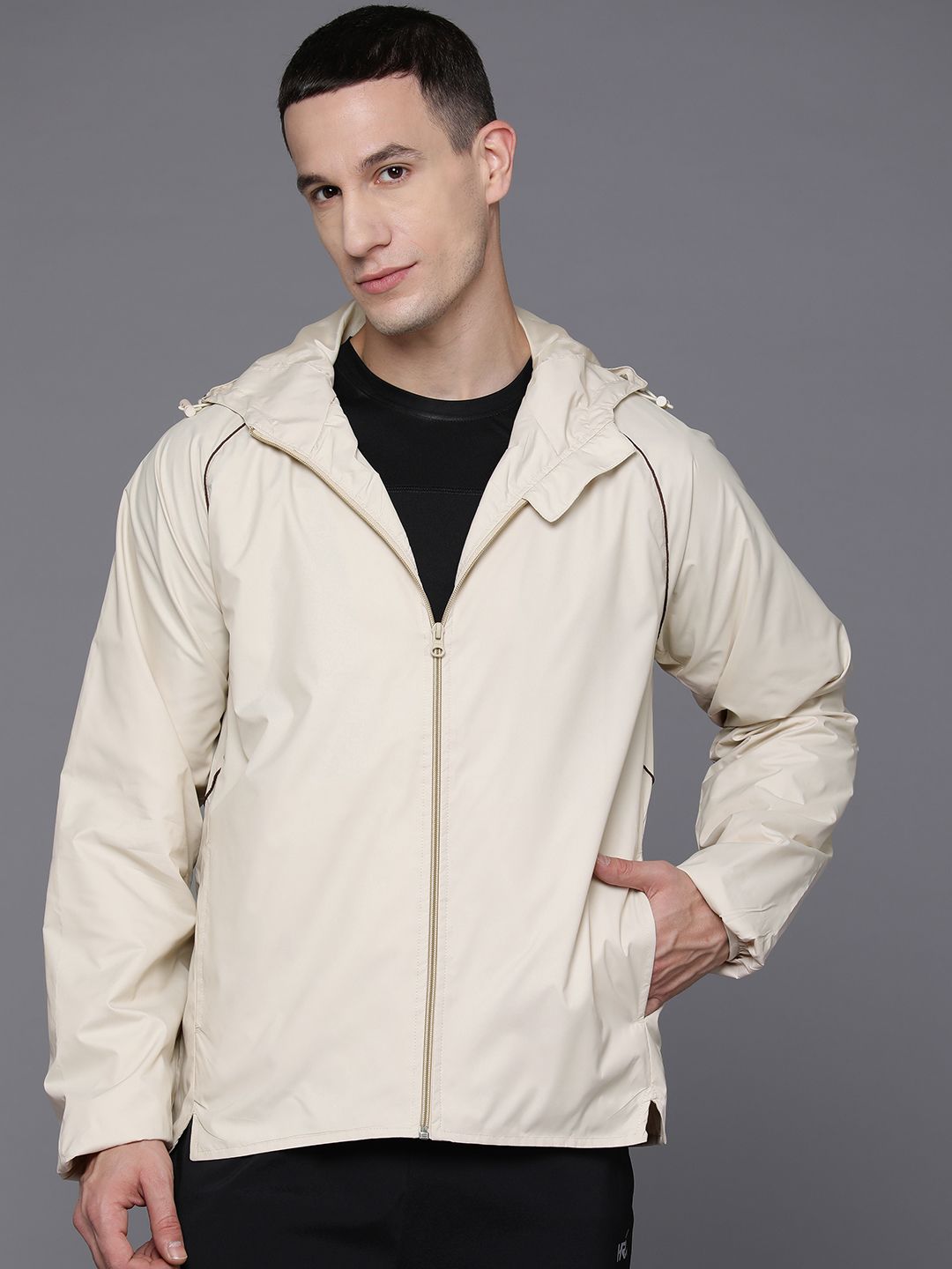 HRX by Hrithik Roshan Rapid-Dry Training Hooded Jacket