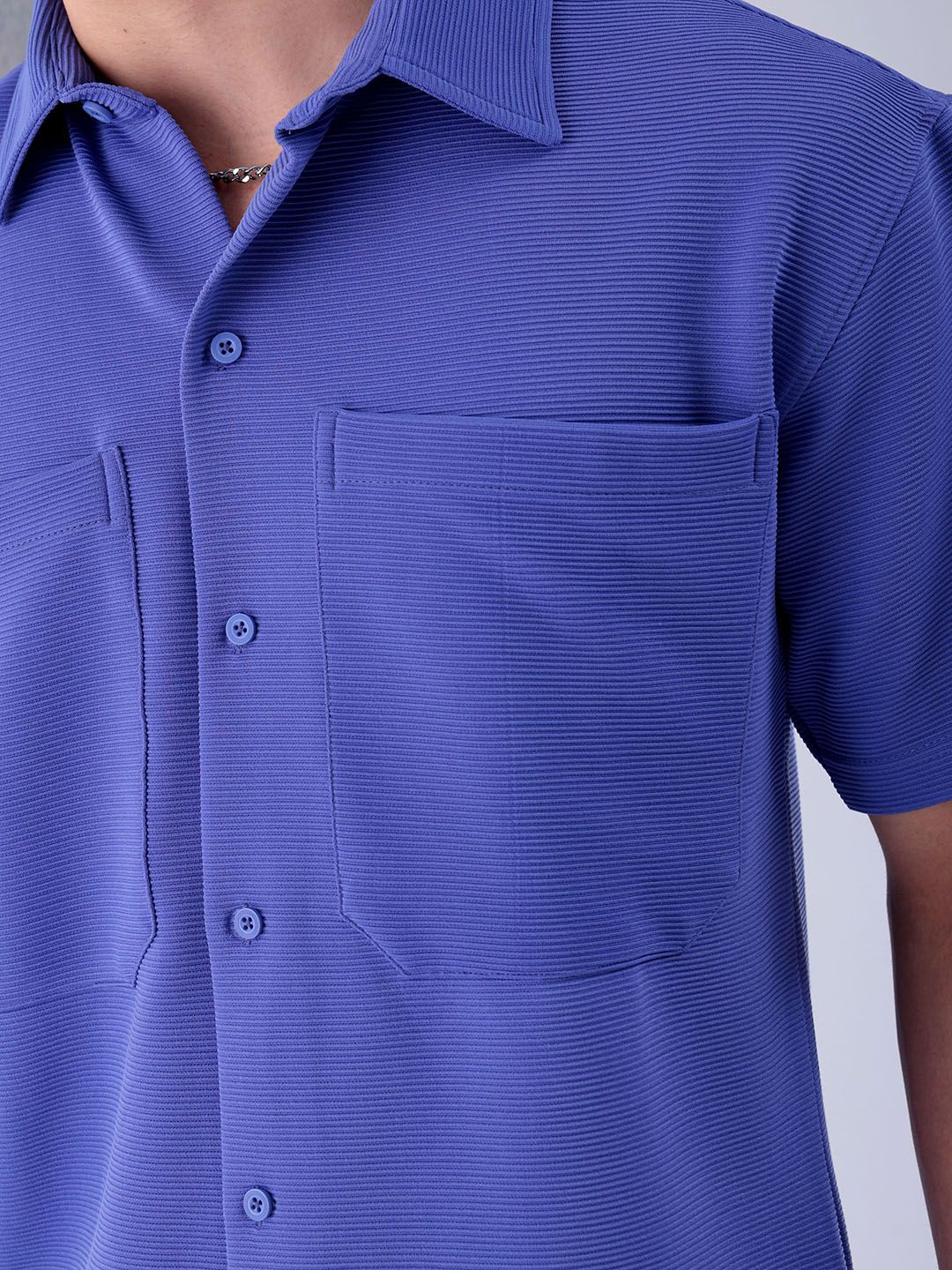 The Indian Garage Co Spread Collar Boxy Casual Shirt