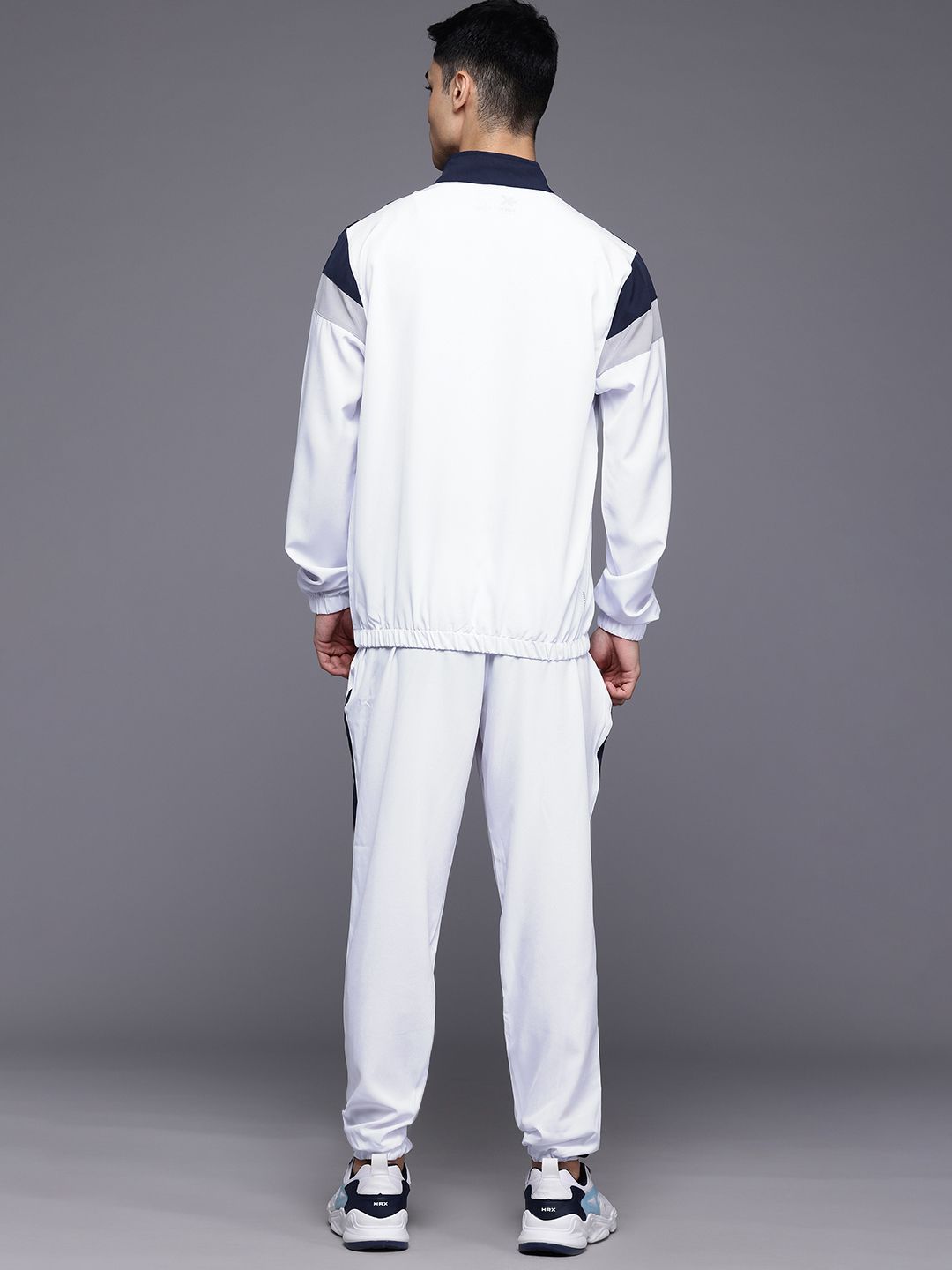 HRX by Hrithik Roshan Colourblocked Rapid-Dry Running Tracksuit
