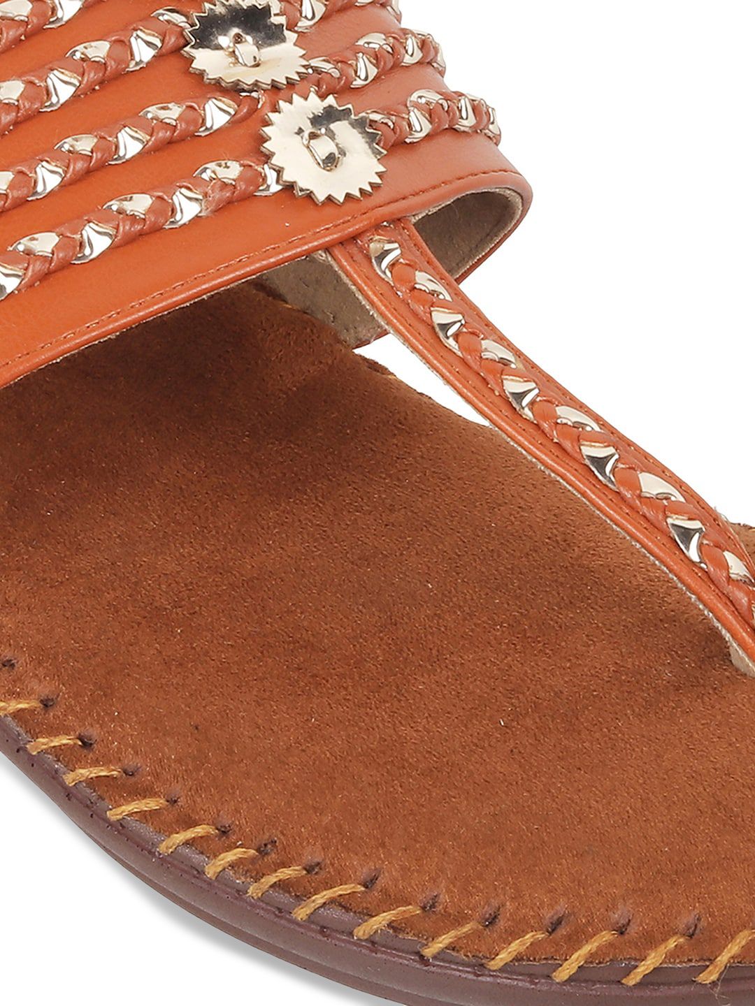 Metro Embellished One Toe Flats
