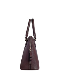Lino Perros Coffee Brown Solid Handheld Bag
