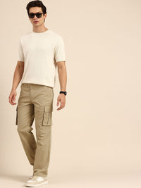 Being Human Men Slim Fit Cargos Trousers